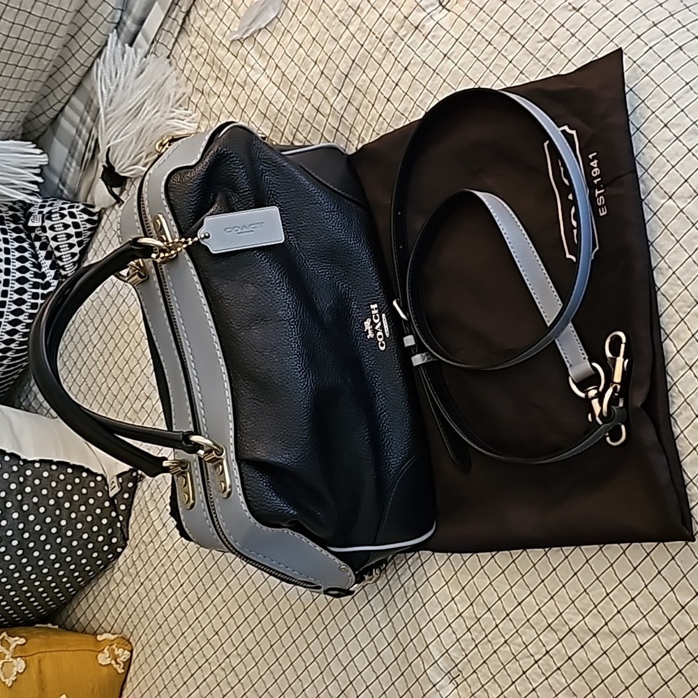 NWOT Coach Leather Suede Doctors Satchel